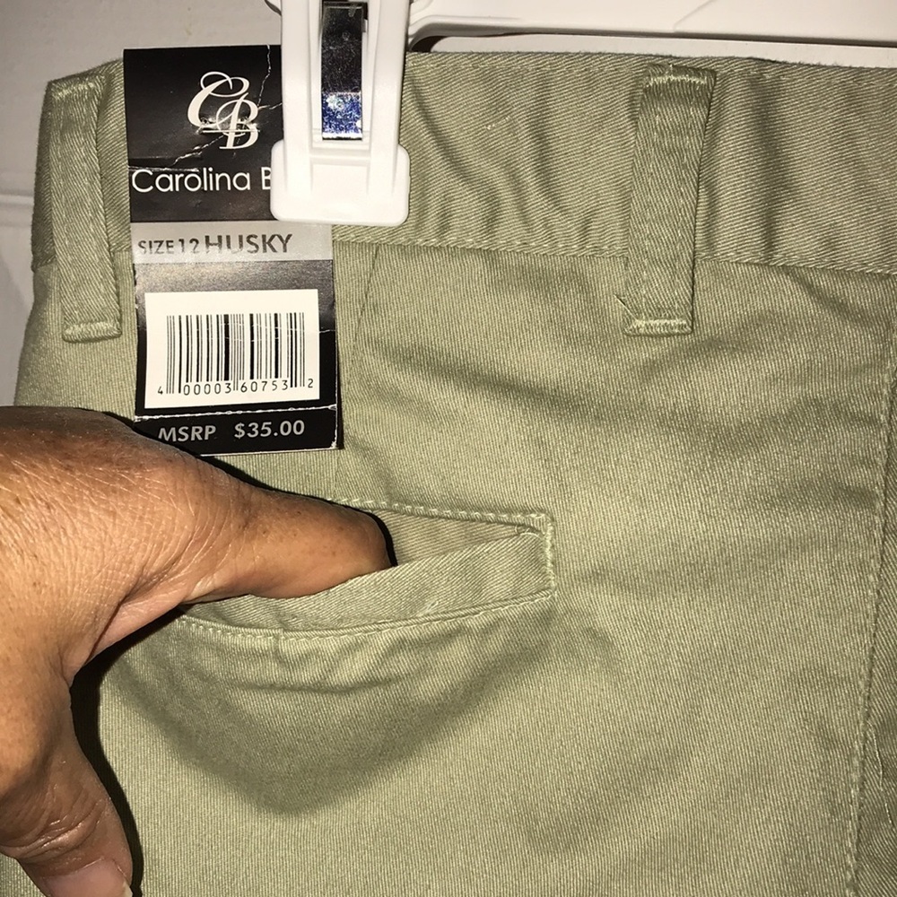 NWT Boy’s Husky Khaki Pants - Picture 7 of 8